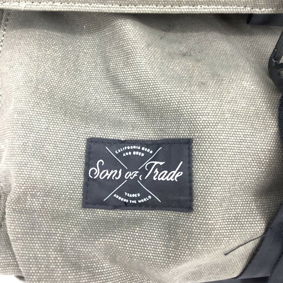 Sons of Trade Backpack Pioneer Roll-top Canvas Bag - Picture 3 of 11